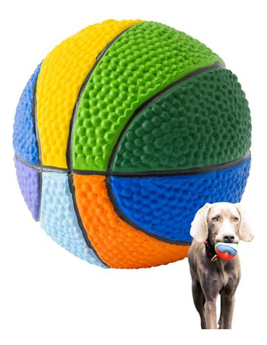 Baloncesto Multicolor - Juguete Para Perros Chirriante - Cau