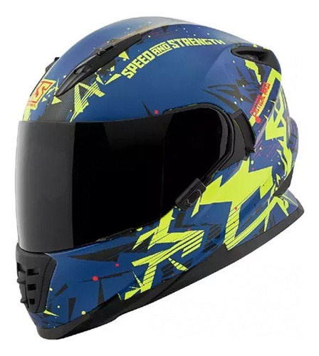 Casco Speed And Strength Ss1600 Critical Mass Para Moto 