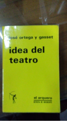 Libro Idea Del Teatro