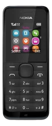 Nokia 105 8 MB  negro 384 KB RAM