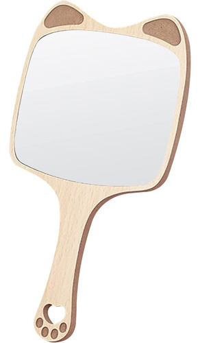 Espejo De Maquillaje De Mano Con Diseño 
