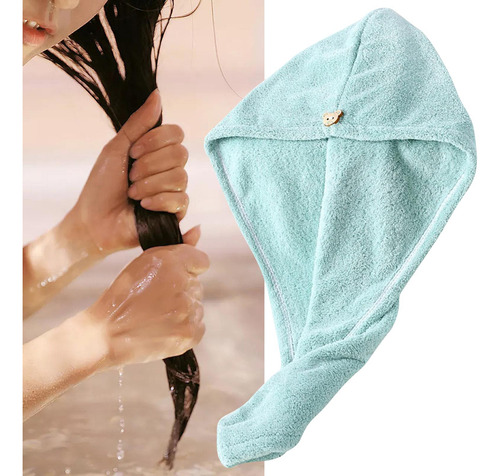 Gorro Para Secar El Cabello Para Mujer, Gorro De Toalla Para