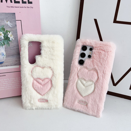 Funda De Felpa Love Para Samsung Galaxy S20 S21 S22 S23 S24