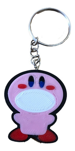 Llavero Lampara Kirby And Forgotten Kingdom Pixelados_