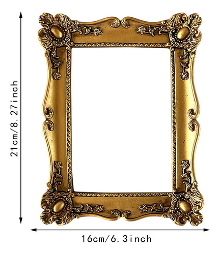 Marco De Fotos Rectangular, Soporte Ideal Para Exhibición De