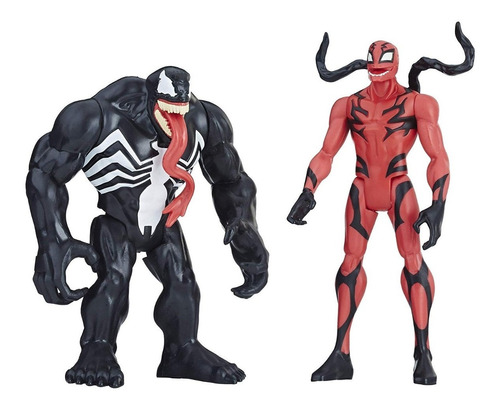 Avengers Marvel Legends Venom Y Carnage 15cm Hasbro E2937