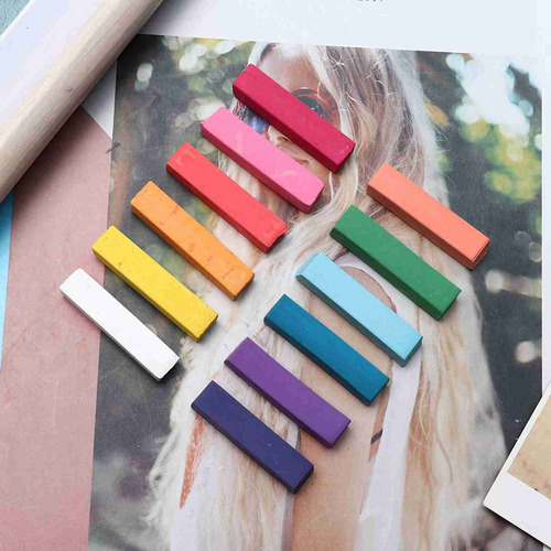 Tiza Desechable Para Teñir El Cabello Tinte Temporal Para