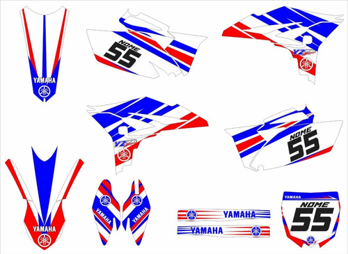 Adesivo Moto Cross Trilha Yamaha Yz 250f 2010 A 2013 Lm263