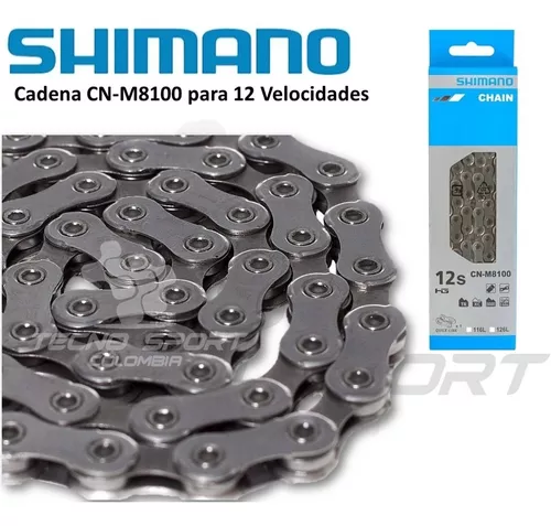 Comprar Shimano XT M8100 Cadena De Bicicleta 12V 116 Eslabones - Gris en HBS