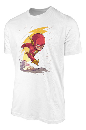 Polera Hombre Flash Liga De La Justicia Personalizada