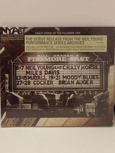 Neil Young And Crazy Horses At The Fillmore 1970 Cd Nuevo 