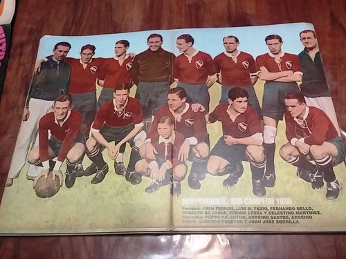 Poster Independiente Sub Campeon 1935 Ideal Decoracion