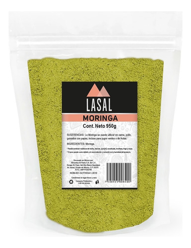 Moringa En Polvo 950 Gramos Pouch Resellable