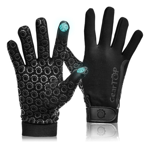 Guantes De Fútbol Geartop Modelo Para Clima Frío Touchscreen Talle Color Fantasía (performance)