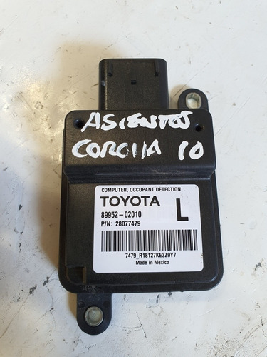 Modulo Detección Pasajero Asiento Toyota Corolla 09-13 