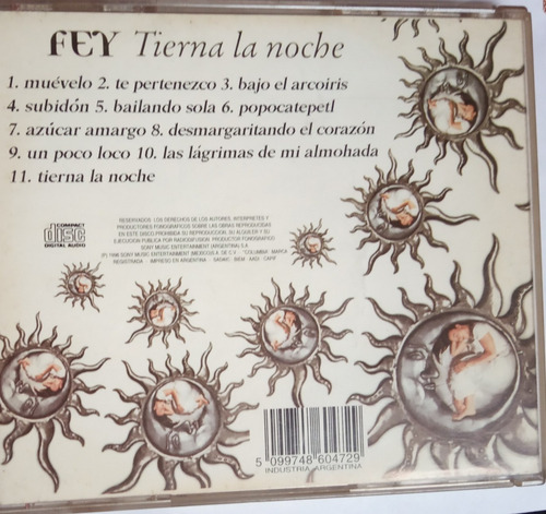 Cd Musica Fey - Usado (g) - Oferta (Usado)