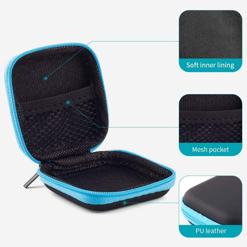 Sunguy - Funda De Transporte Para Auriculares, Bolsillo Pequ