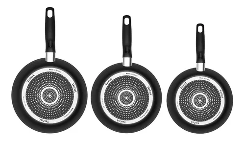 Sartén Aluminio TEFAL Titanium 24 cm - Negro