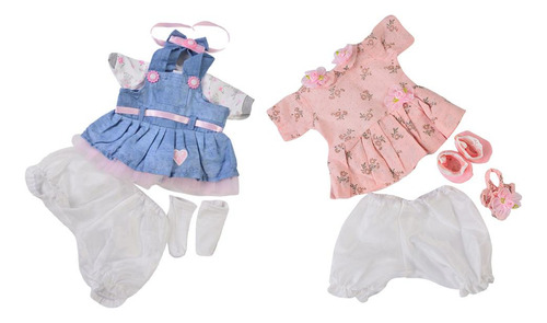 Conjunto De Ropa De Muñeca Para Reborn De 16 A 17 Pulgadas,