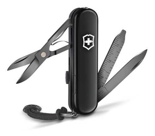 Imagen 2 de 6 de Navaja Signature Luz Led Onyx Negro 9 Funciones Victorinox