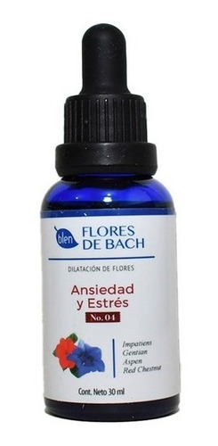 Flores De Bach Ansiedad Y Estres No. 4 Relajacion