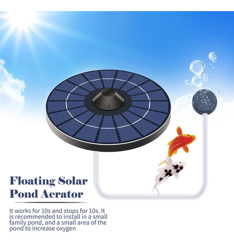 Bomba De Oxigênio Solar Do Aerador Da Lagoa Com Mangueira