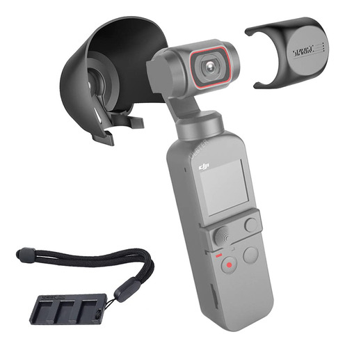 Parasol Para Lente Dji Osmo Pocket 2 + Tapa De La Lente + C.