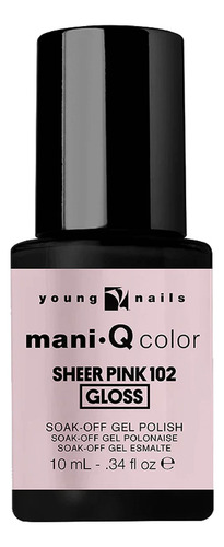 Young Nails Mq Color, Sheer Pink 102, 0.34 Fl. Oz. Mc30053