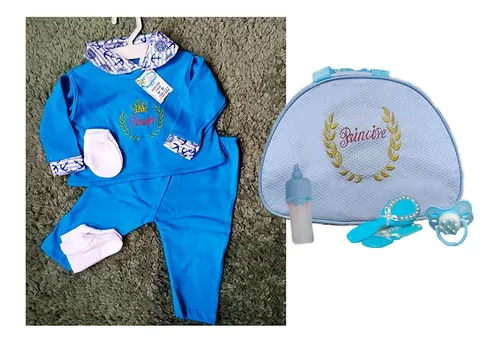 Kit roupa bebê reborn menino