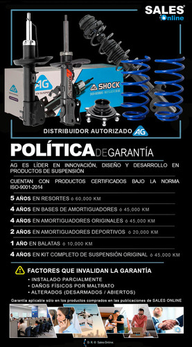 Par Amortiguadores Delante Para Serie 3 335i E93 2006 A 2011