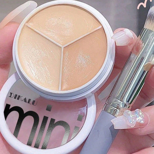 6 Pzas. De Mini Paleta De Corrector En Crema 3 Tonos