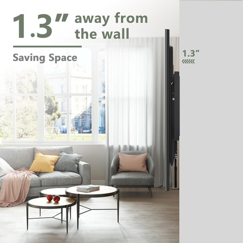 Soporte De Pared Para Tv De 37 A 82 Pulgadas - 132 Lbs