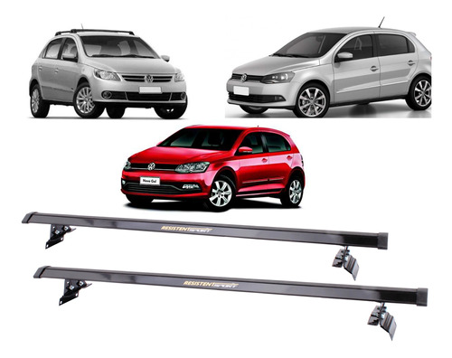 Rack Teto Resistent Sport Vw Gol G5 G6 G7 4pts Lw025