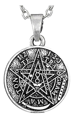 Imagen 1 de 3 de Nuevo Tetragramaton, (tetragrammaton) + Cadena Acero