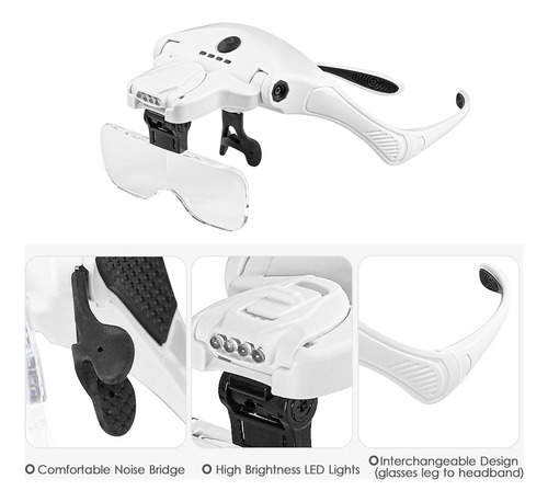 Lentes De Aumento Recargables Lepmerk
