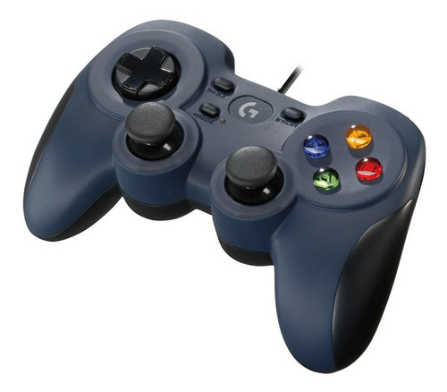 Logitech Gamepad F310 Joystick Gaming Juegos Color Azul/negr Azul/negro