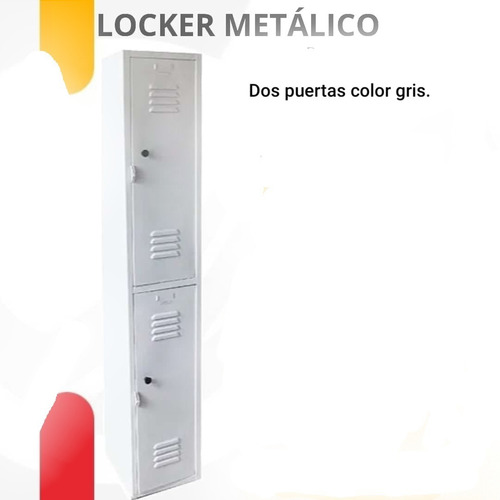 Ventas De Lockers Metálicos De 2 Y 4 Puertas, En Color Gris