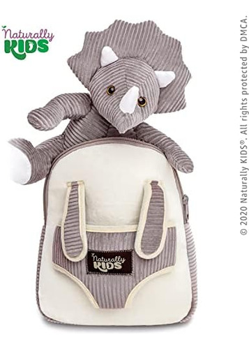 Naturally Kids Mochila Pequeña De Dinosaurio, Juguetes De De