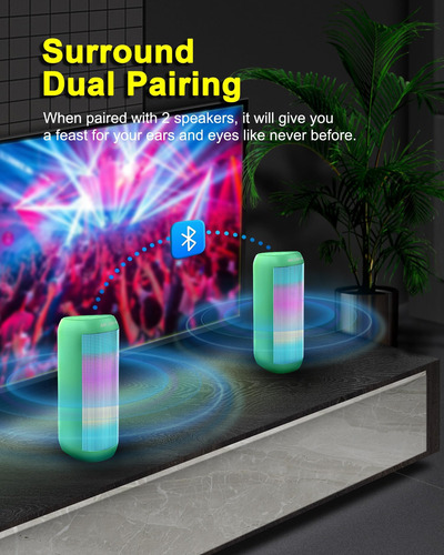 Altavoz Bluetooth, Altavoces Inalámbricos Portátiles Sonido