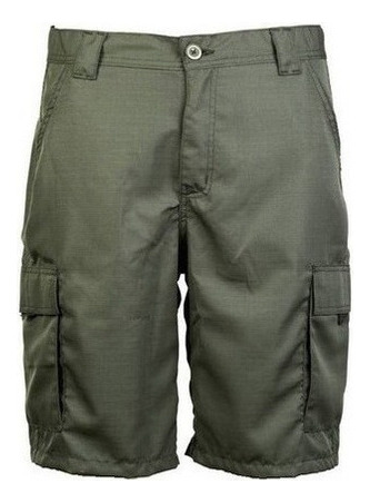 Bermuda Táctica Tela Poly Rip Stop Short Cargo Protección Uv