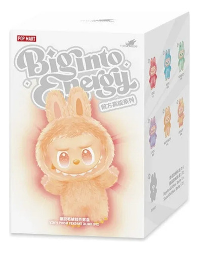 Auténtico Peluche De Popmart The Monsters Labubu Big Into En