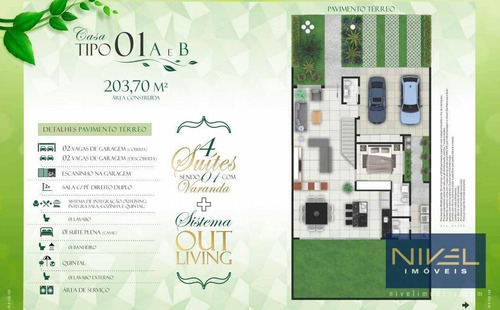 Imagem 22 de 30 de Sobrado Com 4 Dormitórios À Venda, 203 M² Por R$ 1.250.000,00 - Santa Genoveva - Goiânia/go - So0017