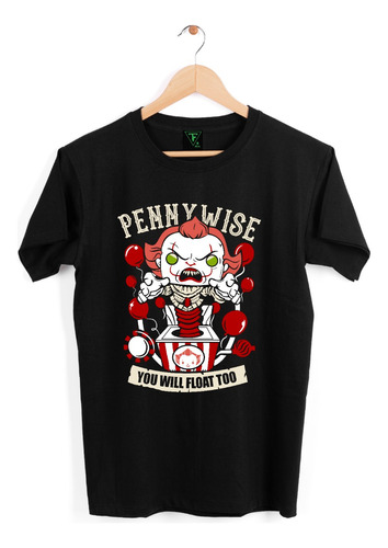 Polera Payaso Pennywise It Hombre Mujer Algodón Xxl Xxxl