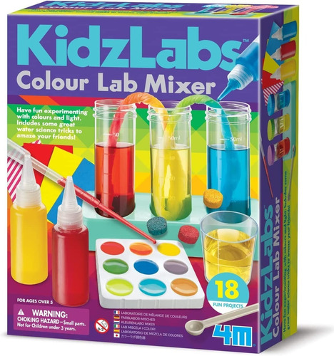  Kit Laboratorio De Colores Rainbow Juego Kidzlabs Toysmith
