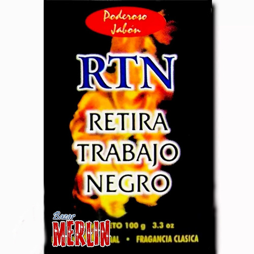 Poderoso Jabón Rtn - Retira Trabajos Negros Y Dificiles