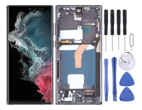 Para Pantalla Lcd For Samsung Galaxy S22 Ultra 5g Sm-s908u /