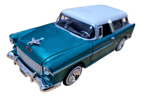 Miniatura De Chevrolet Belair Nomad Wagon 1955 - Escala 1/24