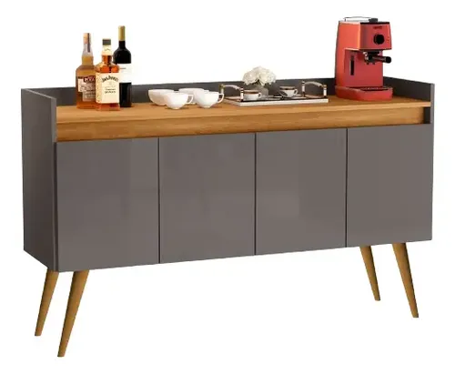 Aparador Retrô Luxo 4 Portas Sala Decorativo — R$ 296,85 em Mercado Livre, 43% OFF