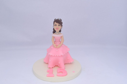 Figura De Quinceañera Para La Torta Recuerdo Quince Años