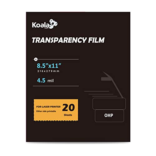 Koala Ohp Film Overhead Projector Film 8.5x11 Pulgadas ...